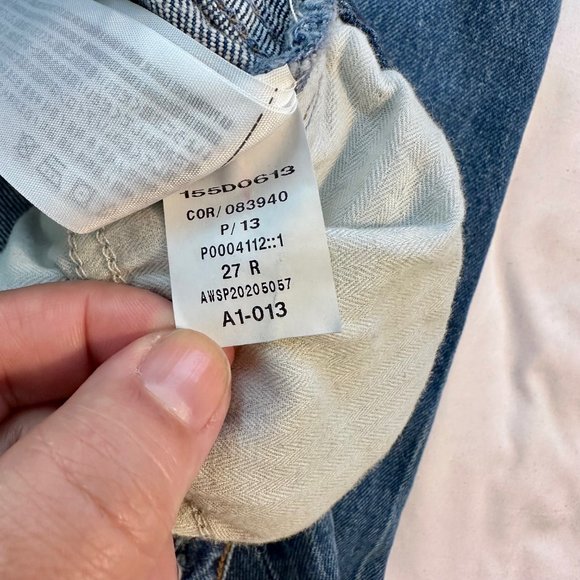 Abercrombie & Fitch Curve Love High Rise Mom Distressed Jean Vintage Blue 27 - Picture 11 of 12